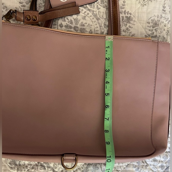 Chloe’ Leather Tote with Coin Pouch - Picture 7 of 9